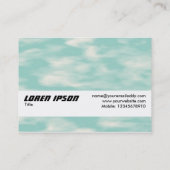 Carte De Visite Bande de texture - Sky (Dos)