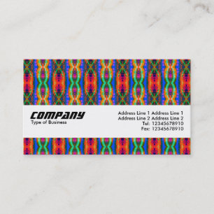 Carte De Visite Bande de texture - Tartan intergalactique