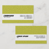 Carte De Visite Bande de texture - Texture en relief jaune (Devant / Derrière)