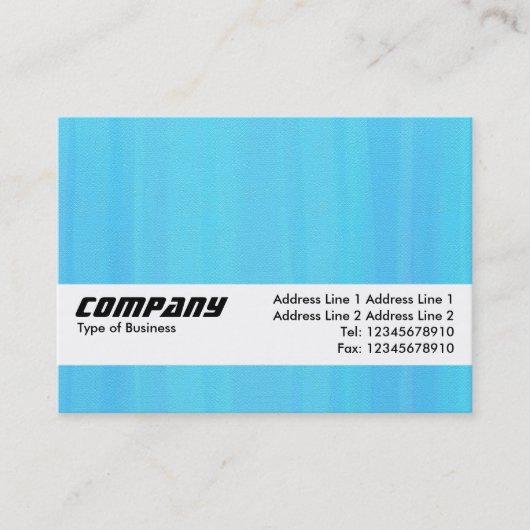 Carte De Visite Bande de texture - Texture peinte en bleu (Devant)