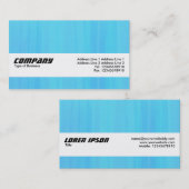 Carte De Visite Bande de texture - Texture peinte en bleu (Devant / Derrière)