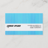 Carte De Visite Bande de texture - Texture peinte en bleu (Dos)