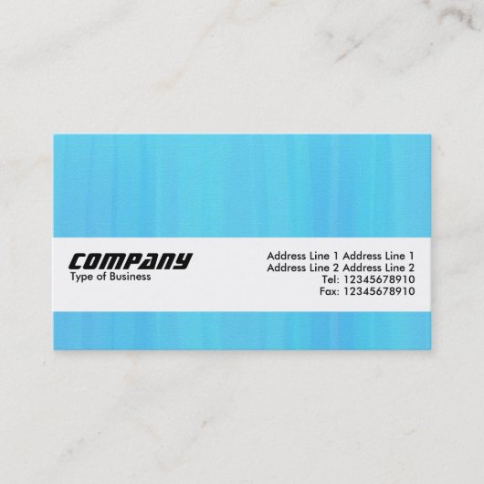 Carte De Visite Bande de texture - Texture peinte en bleu (Devant)