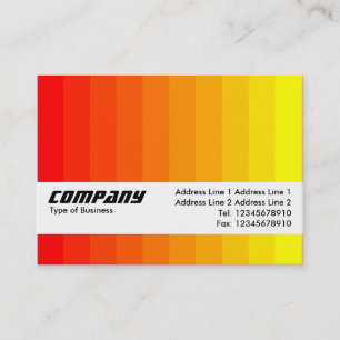 Carte De Visite Bande de texture - Transition des couleurs