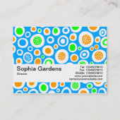 Carte De Visite Bande de texture V2 - Abstrait 030413 (Dos)