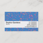 Carte De Visite Bande de texture V2 - Abstrait 080716(1) (Dos)