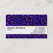 Carte De Visite Bande de texture V2 - Abstrait 080716(2) (Dos)