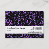 Carte De Visite Bande de texture V2 - Abstrait 080716(3) (Dos)