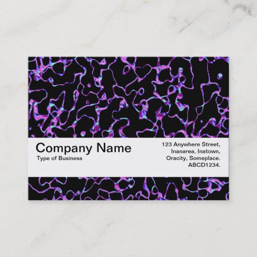 Carte De Visite Bande de texture V2 - Abstrait 080716(3) (Devant)