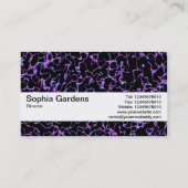 Carte De Visite Bande de texture V2 - Abstrait 080716(3) (Dos)