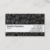 Carte De Visite Bande de texture V2 - Abstrait 181112 - Métal exot (Dos)