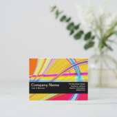 Carte De Visite Bande de texture V2 - Abstrait fractal 061012e (Debout devant)