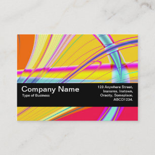 Carte De Visite Bande de texture V2 - Abstrait fractal 061012e