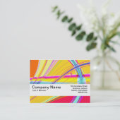 Carte De Visite Bande de texture V2 - Abstrait fractal 061012e (Debout devant)