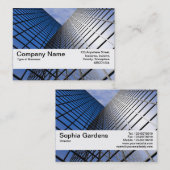 Carte De Visite Bande de texture V2 - Bloc de bureau représentatif (Devant / Derrière)