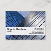 Carte De Visite Bande de texture V2 - Bloc de bureau représentatif (Dos)
