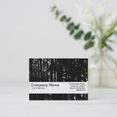 Carte De Visite Bande de texture V2 - Bois foncé HC (Debout devant)