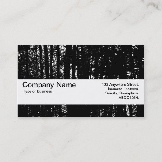 Carte De Visite Bande de texture V2 - Bois foncé HC (Devant)