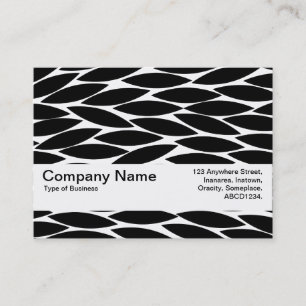Carte De Visite Bande de texture V2 - Feuilles Abstraits