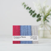 Carte De Visite Bande de texture V2 - Fil d'obscurité (Debout devant)