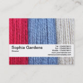 Carte De Visite Bande de texture V2 - Fil d'obscurité (Dos)