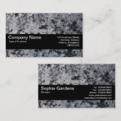 Carte De Visite Bande de texture V2 - Fleurs de broyage (Devant / Derrière)