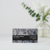Carte De Visite Bande de texture V2 - Fleurs de broyage (Debout devant)