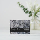 Carte De Visite Bande de texture V2 - Fleurs de broyage (Debout devant)