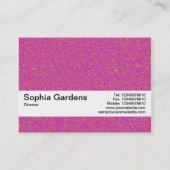 Carte De Visite Bande de texture V2 - Impressionniste (Dos)