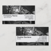 Carte De Visite Bande de texture V2 - Intérieur moderne (Devant / Derrière)