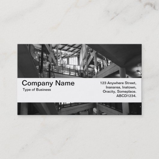 Carte De Visite Bande de texture V2 - Intérieur moderne (Devant)