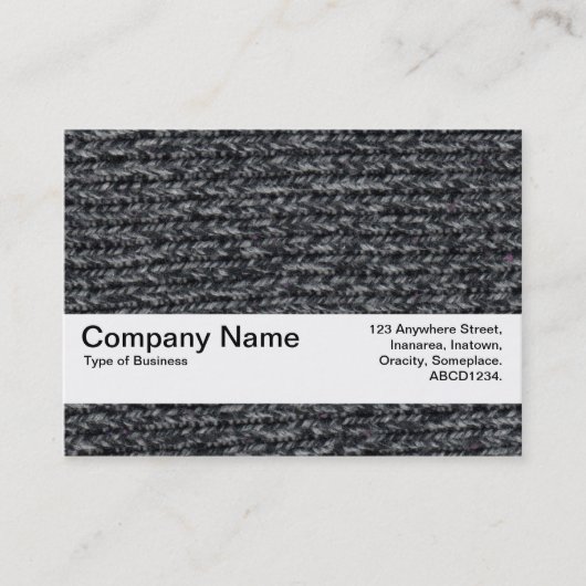 Carte De Visite Bande de texture V2 - Jumper laineux 03 (Devant)