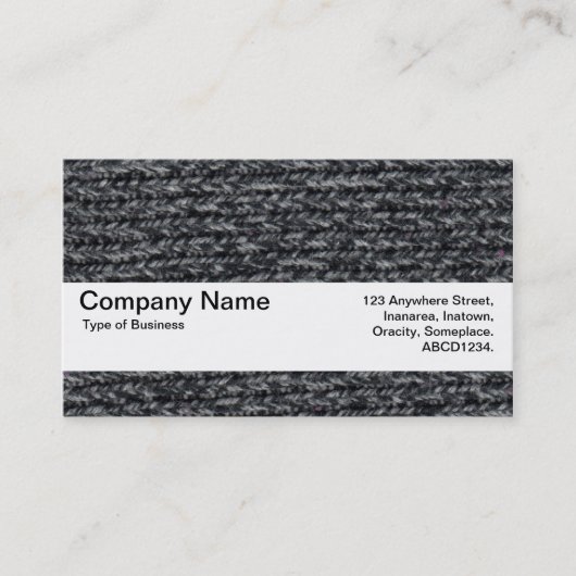 Carte De Visite Bande de texture V2 - Jumper laineux 03 (Devant)