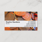 Carte De Visite Bande de texture V2 - La couleur de l'argent (Dos)