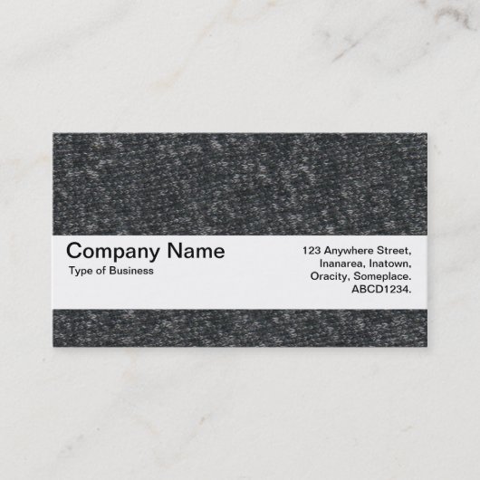 Carte De Visite Bande de texture V2 - Laine fine 01 (Devant)