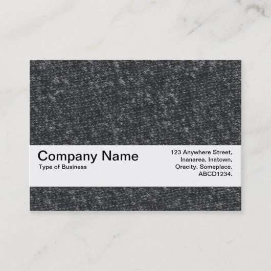 Carte De Visite Bande de texture V2 - Laine fine 01 (Devant)