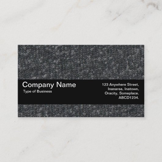 Carte De Visite Bande de texture V2 - Laine fine 02 (Devant)
