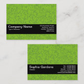 Carte De Visite Bande de texture V2 - Marbre vert (Devant / Derrière)