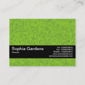 Carte De Visite Bande de texture V2 - Marbre vert (Dos)