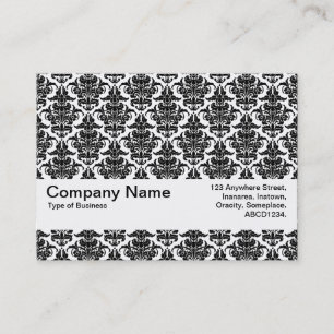 Carte De Visite Bande de texture V2 - Motif de Damas