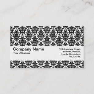 Carte De Visite Bande de texture V2 - Motif de Damas