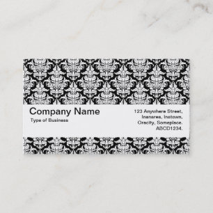 Carte De Visite Bande de texture V2 - Motif de Damas