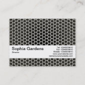 Carte De Visite Bande de texture V2 - Peigne de miel chaud (Dos)