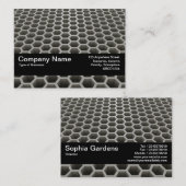 Carte De Visite Bande de texture V2 - Perspective de peigne de mie (Devant / Derrière)
