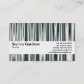 Carte De Visite Bande de texture V2 - Rideaux 01 (Dos)