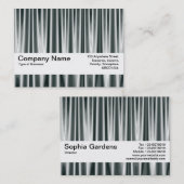 Carte De Visite Bande de texture V2 - Rideaux 02 (Devant / Derrière)