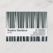 Carte De Visite Bande de texture V2 - Rideaux 02 (Dos)