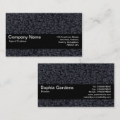 Carte De Visite Bande de texture V2 - Tapis laineux 01 (Devant / Derrière)