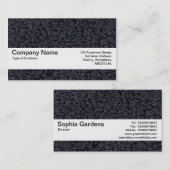 Carte De Visite Bande de texture V2 - Tapis laineux 01 (Devant / Derrière)