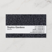 Carte De Visite Bande de texture V2 - Tapis laineux 01 (Dos)